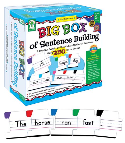 Buy Key Education Big Box Of Sentence Building—puzzle Game For