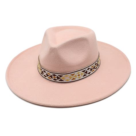 Sombreros Fedora De Lana Con Diamantes De Imitación Para Mujer Bandana