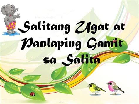 ️salitang Ugat Worksheet Free Download