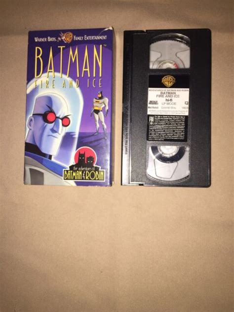 The Adventures Of Batman Robin Fire And Ice Vhs 1997 For Sale