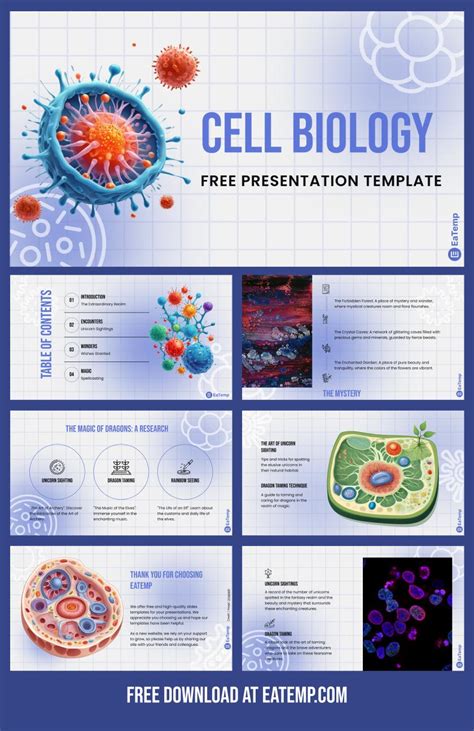 Cell Biology PowerPoint Presentation Template & Google Slides Theme