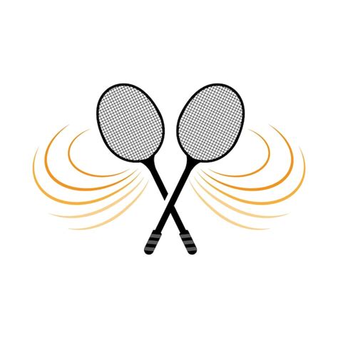 Premium Vector Badminton Logo Design Sports Vector Shuttlecock Logo