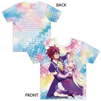 No Game Life Zero Full Graphic T Shirt Blank White Ver Xl EBay