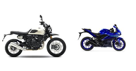 Motorrad Vergleich Brixton Crossfire Xc Vs Yamaha R