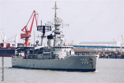 The Indonesian Navy Sail KRI KRI ABDUL HALIM PERDANAKUSUMA 355 Frigate