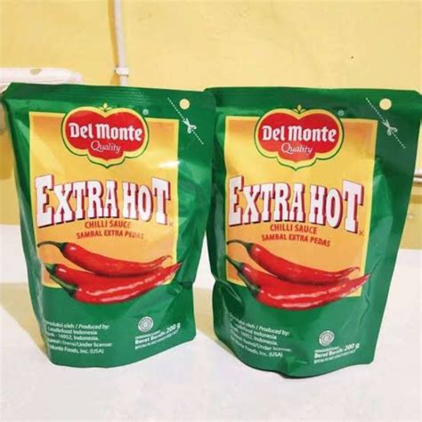 Jual SAOS DELMONTE EXTRA HOT PEDAS 200GR Shopee Indonesia