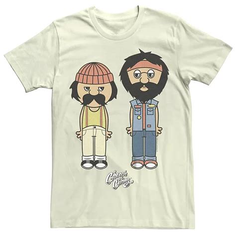 Men's Cheech And Chong Cartoon Characters Tee