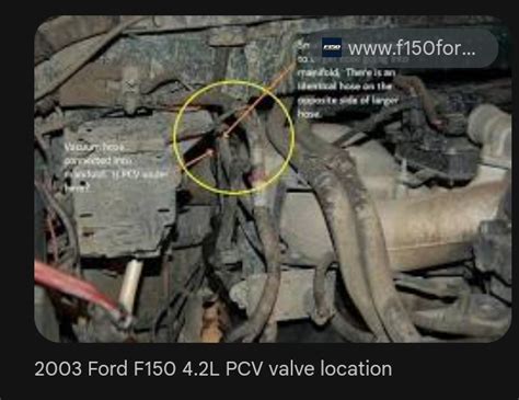 Where Is The Pcv Valve Located On My 2003 F150 4 2 L V 6 Its Not In The Valve Cover Pcv Valve