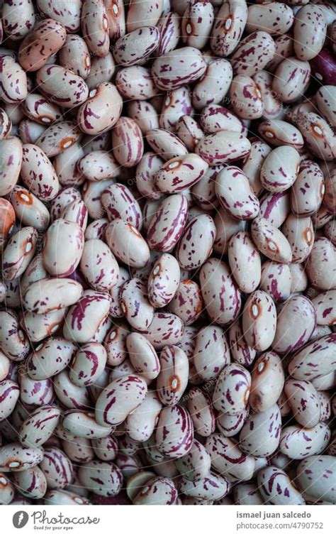 Ungekochte Gelesene Bohnen Mediterranes Essen Ein Lizenzfreies Stock