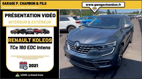 Renault Koleos Tce Edc Intens Gris M Tallique Pr Sentation