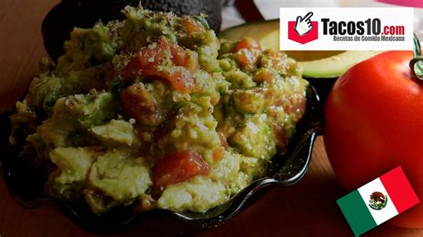 ¿Cómo hacer Guacamole con Tomate? Comidas Mexicanas【Tacos10】