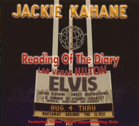 Jackie Kahane And Elvis Presley Cd Reading Of The Diary Elvis Presley