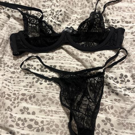 Primark Lingerie Set Bralette And Thong Bra Is Depop