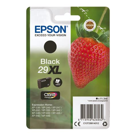 Buy Genuine Epson Xl High Capacity Black Ink Cartridge Inkredible Uk