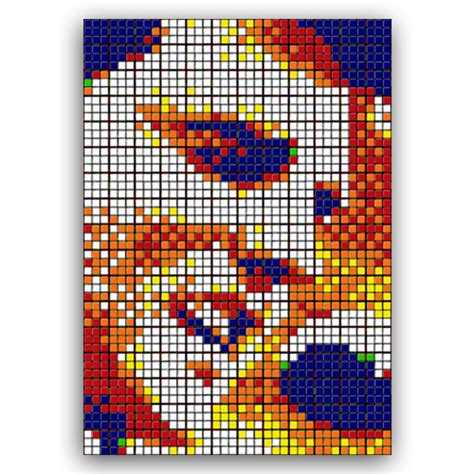 Rubik S Cube Elvis Portraits Stuff