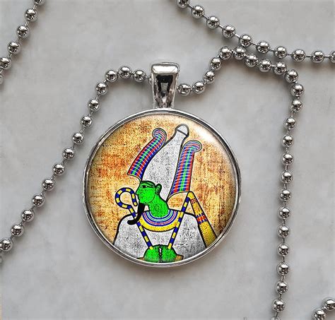 Osiris Ancient Egyptian Deity Pendant Necklace Handmade