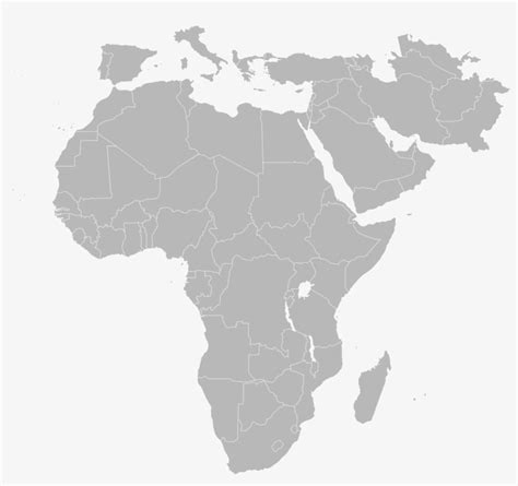 Blank Map Of West Africa