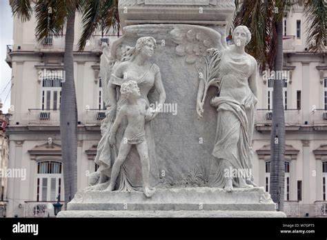 Statue Of Jose Marti In Havana In The Parque Central Hi Res Stock