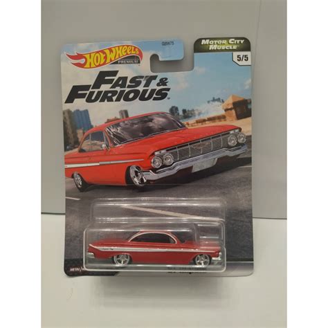 CHEVROLET IMPALA FAST FURIOUS MOTOR CITY HOT WHEELS PREMIUM BCN STOCK CARS