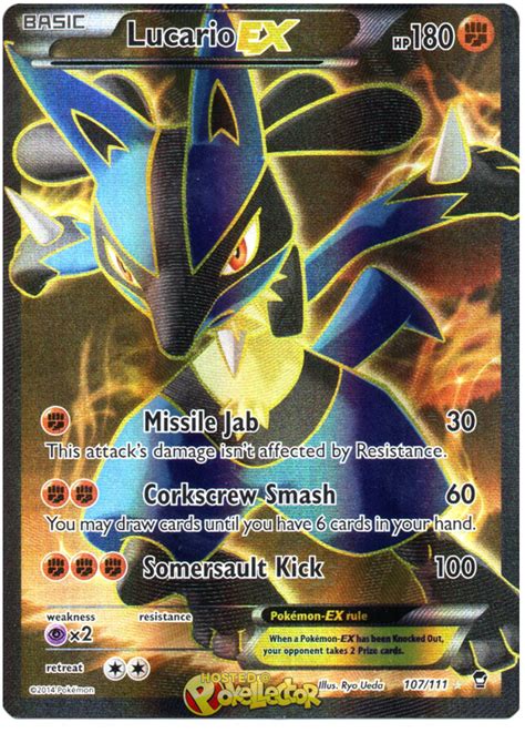 Lucario Ex Furious Fists Pok Mon Karty