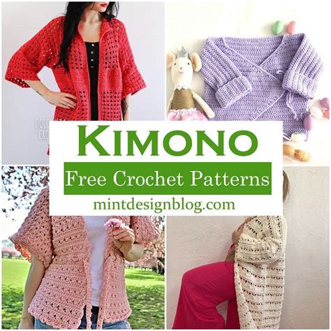 15 Crochet Kimono Patterns For Ladies - Mint Design Blog