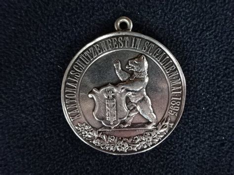 Anhänger Silber Münze Medaille Kant Schützenfest St Gallen Kaufen