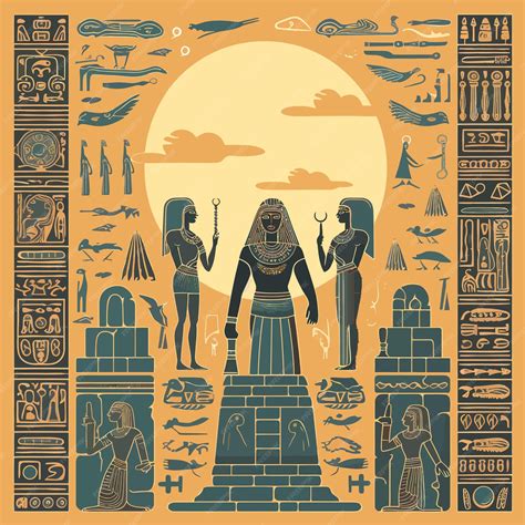 Premium Vector | Vector illustration background image of Sumerian