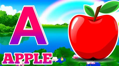 Abcd Abcde A For Apple B For Ball C For Cat Phonics Song Alphabets