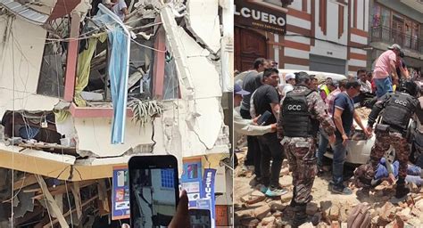 Fuerte terremoto en Ecuador deja al menos 14 muertos y más de 400 heridos