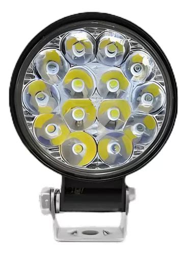 Farol De Milha Led Redondo 42w 12v 24v Jeep Carro Caminhão MercadoLivre