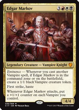 Edgar Markov from Commander 2017 Spoiler