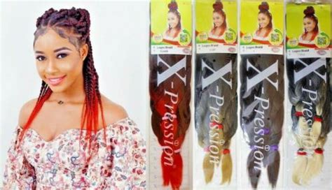 Xpression Lagos Braid Pre Pulled Hair Extension 42″ And 46″ Pack Various Colours Ebay