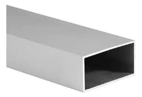 Tubo Rectangular De Aluminio 1½in X 3 4 2 3mtr Lineal