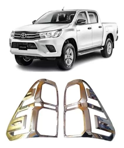 Bisel Cromado Focos Traseros Toyota Hilux A O Al Cuotas Sin