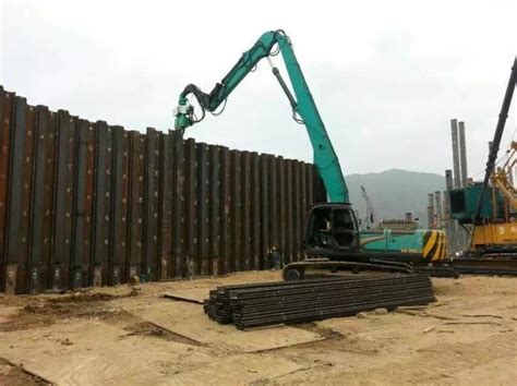 12 18 Meter Sheet Pile Vibratory Hammer Steel Sheet Piling Hammers