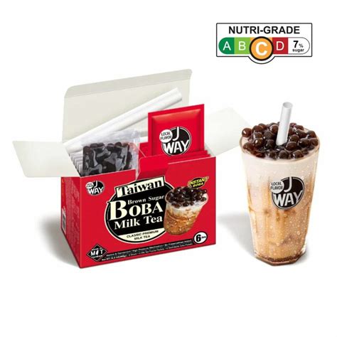 Classic Boba Milk Tea Set 6 Drinks Jway Foods Singapore