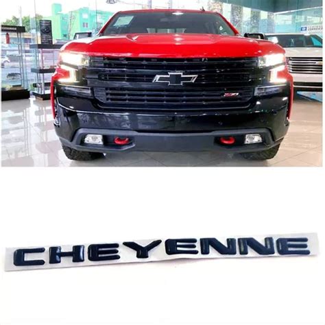 Emblema Letra Chevrolet Cheyenne 2018 2021 Negra En Venta En Iztapalapa