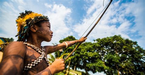 Ndios Munduruku Protestam Contra Hidrel Tricas No Tapaj S Fotos