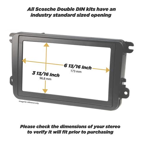 Scosche GM5602DDGRB Compatible With 99 02 Chev GMC Double DIN Dash Kit