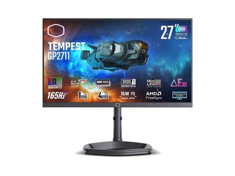 Cooler Master Tempest Gp K Hz Mini Led Va Quantum Dot Qhd