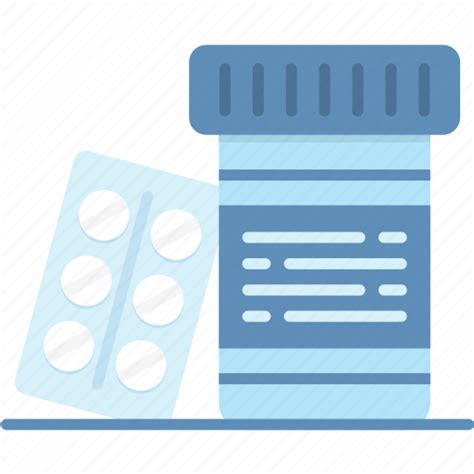 Pills Bottle Drug Medication Tablets Icon Download On Iconfinder