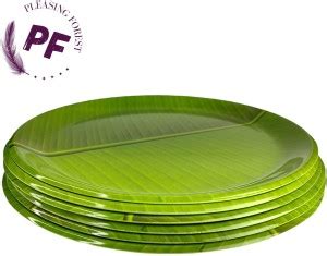 Pleasing Forest Banana Leaf Full Plate Inch Dinner Wear Dinner Plate