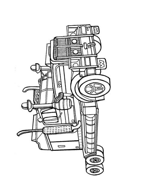 Раскраски Грузовики распечатать бесплатно в формате А4 64 картинки
