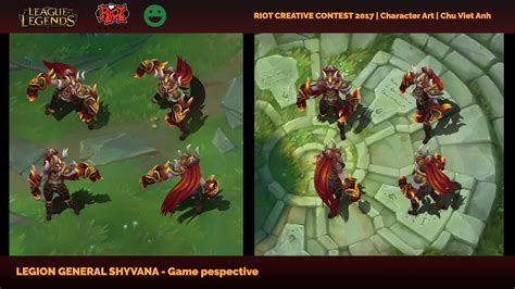 Riot Creative Contest Character Art Shyvana The Half Dragon