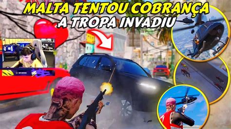 MALTA TENTOU COBRAR O BK QRR DA TROPA E INVASÃO NA FAVELA BKINHO RP