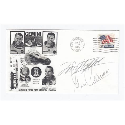 Gemini Crew Signed Launch Cover