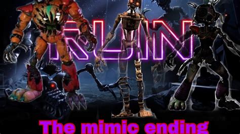 The Mimic Ending Fnaf Security Breach Ruin Dlc Youtube