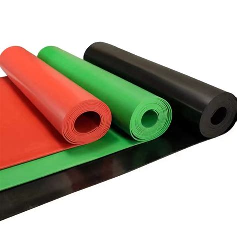 Flat Black Rubber Sheet Vulcanized Rubber Rolls - China Rubber Mat and Rubber Sheet