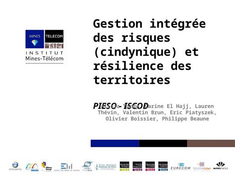 PPT Institut Mines Télécom Gestion intégrée des risques cindynique