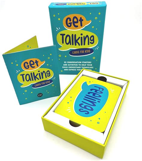 Get Talking Cards For Kids 52 Conversation Starters And Activities To